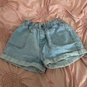 Flared shorts